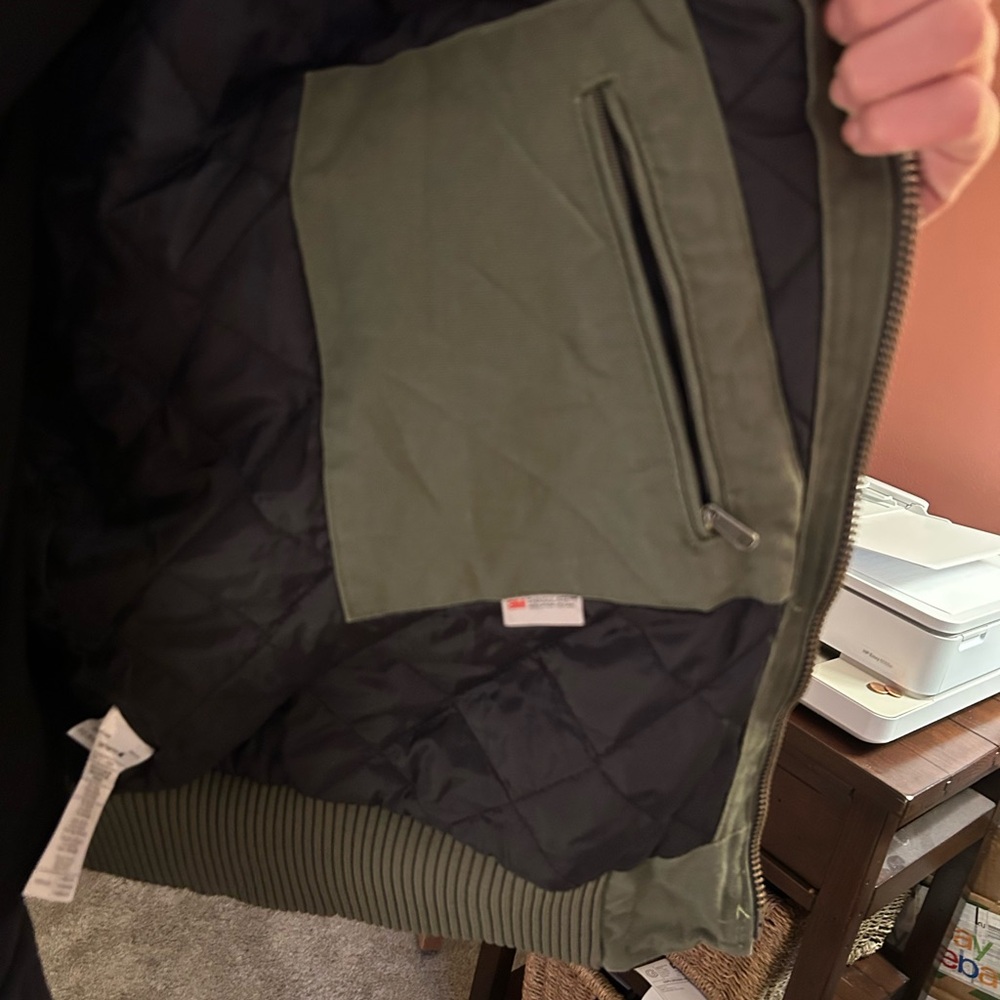 Carhartt Olive Detroit Jacket MINT - Picture 7 of 9